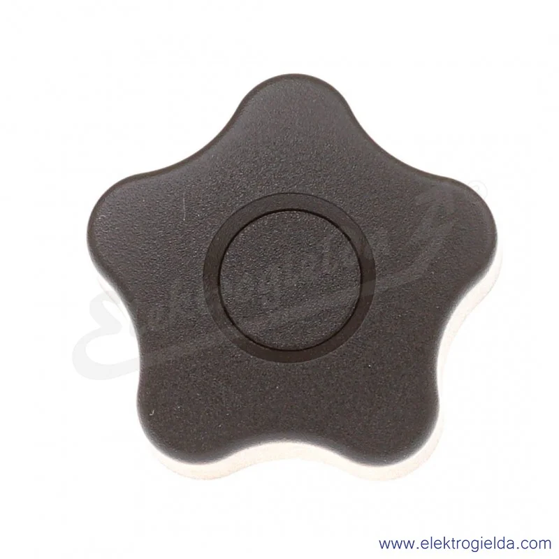 Pokrętło 69913-C9 VCT.40 P-M8X25-C9 trzpień gwintowany ze stali ocynkowanej M8x25mm, czarne