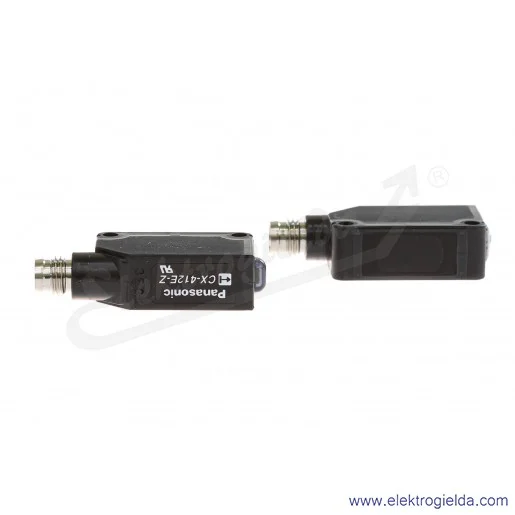 Bariera optyczna CX-412-P-Z zasięg 0..15m, PNP, zasilanie 12..24VDC, złącze męskie M8 4P