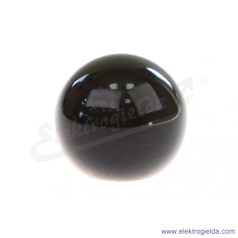 Gałka kulista DIN319-KU-32-M8-C otwór gwintowany M8, średnica 32mm, czarna