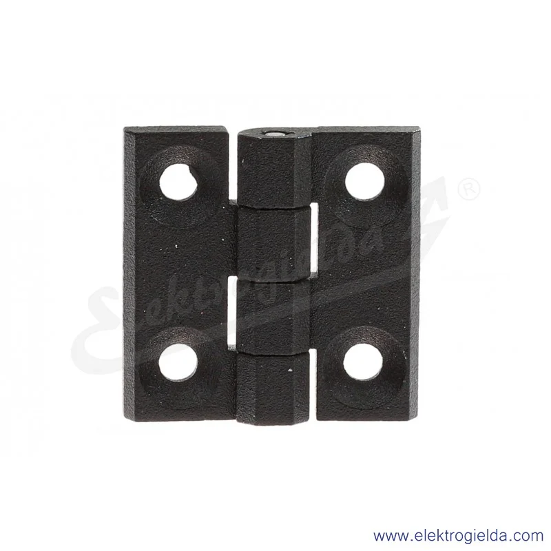 Zawias metalowy GN237-ZD-40-40-A-SW otwory pod śruby stożkowe