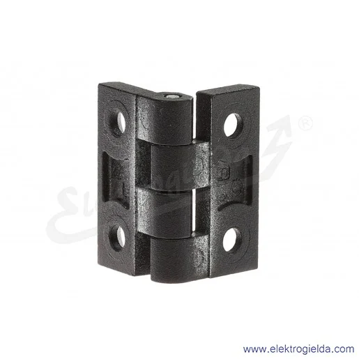 Zawias metalowy GN237-ZD-40-40-A-SW otwory pod śruby stożkowe