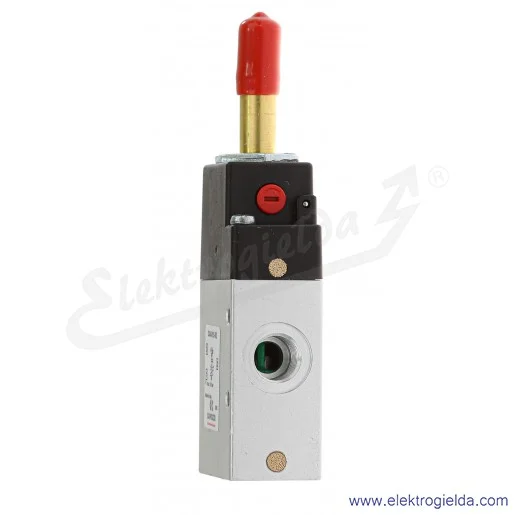Zawór rozdzielający elektromagnetyczny 334-015-02, 3/2 NC, monostabilny, G1/4, 2.5-10 Bar, 1300 l/min, bez cewki Zawór rozdzielający elektromagnetyczny 334-015-02, 3/2 NC, monostabilny, G1/4, 2.5-10 Bar, 1300 l/min, bez cewki