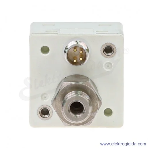 Czujnik ciśnienia DP-112A-E-P  -1..10bar, 1 wyjście PNP i 1 wyjście analogowe, zasilanie 12..24VDC, przyłącze G1/8, złącze M8 4P