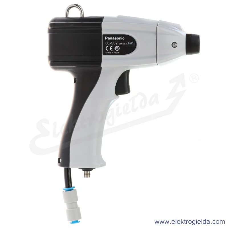 Jonizator powietrza EC-G02 ręczny, 0.5...5bar, 18m3/h zasilanie 24VDC M8 4P, fi 8mm