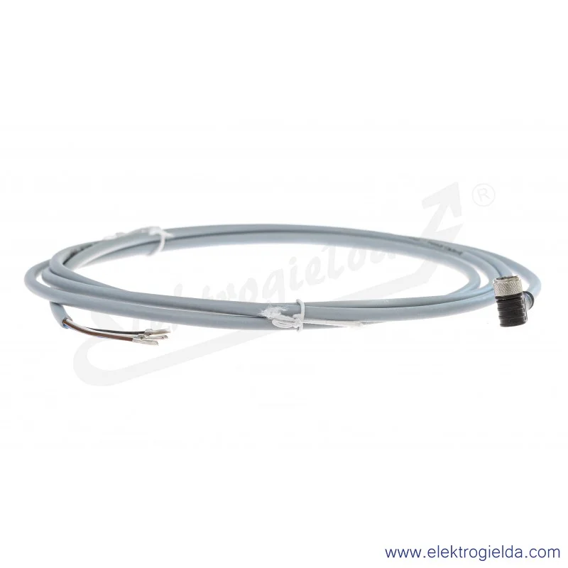 Kabel do czujnika UZZ80821D złącze M8 kątowe 4 pinowe, długość 2m