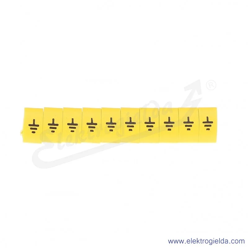 Znacznik opisowy E04ZP-01020504200, OZ 3 *uziem*, żółty, 100szt
