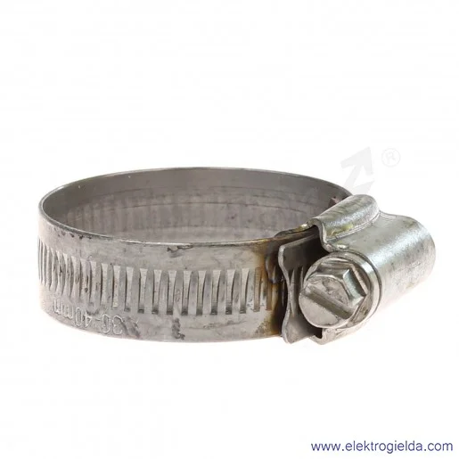 Opaska skręcana HF/OPASKA/SK 30-40 30-40mm ślimakowa nierdzewna Opaska skręcana HF/OPASKA/SK 30-40 30-40mm ślimakowa nierdzewna