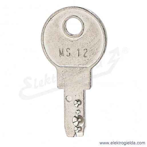 Klucz do stacyjki M22-ES-MS12 wykonanie specjalne