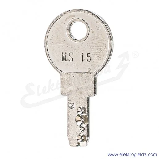Klucz do stacyjki M22-ES-MS15 wykonanie specjalne