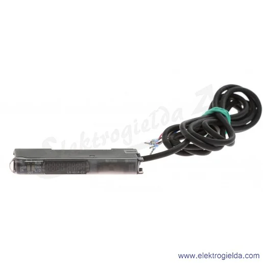Wzmacniacz LS401PC2 PNP, Light-ON i Dark-ON, zasilanie 12..24VDC, Kabel 2m