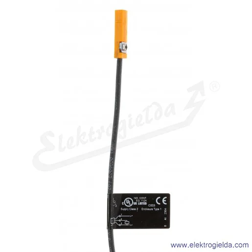 Czujnik położenia tłoka MK5102 z celką GMR; 25 x 5 x 6,5 mm, czułość magnetyczna 2,8 mT, NO DC PNP, 0.3m PUR-Przewód M8 IP67 3-p