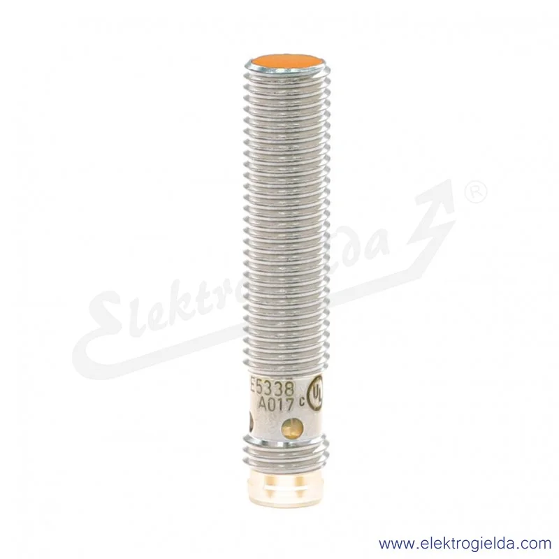 Czujnik indukcyjny IE5338 PNP/NPN NO, strefa działania 3mm, M8x1, 10..30VDC, IP65