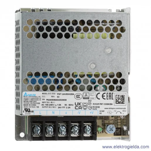 Zasilacz modułowy PMT-24V50W2BA 24V/2.1A/50W zasilanie 90..264VAC