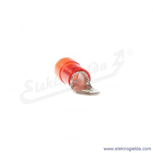 Końcówki kablowe E09KO-02010202500 KOI 10/4 PC oczkowe izolowane czerwone, 100szt