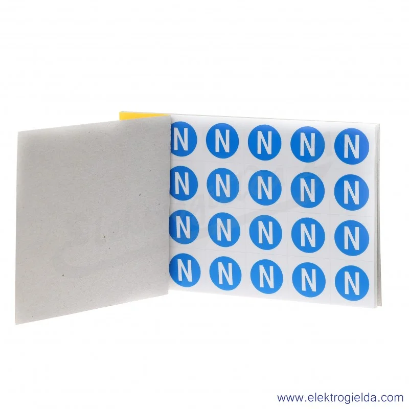 Znaki samoprzylepne E04ZP-02030403500, ZS D20/N, 10x20 sztuk, *N*