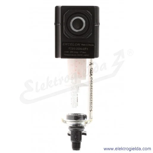 Filtr powietrza F72G-2GN-QT1, G1/4, 5 µm, 10 Bar, 1680 l/min, ręczny spust kondensatu