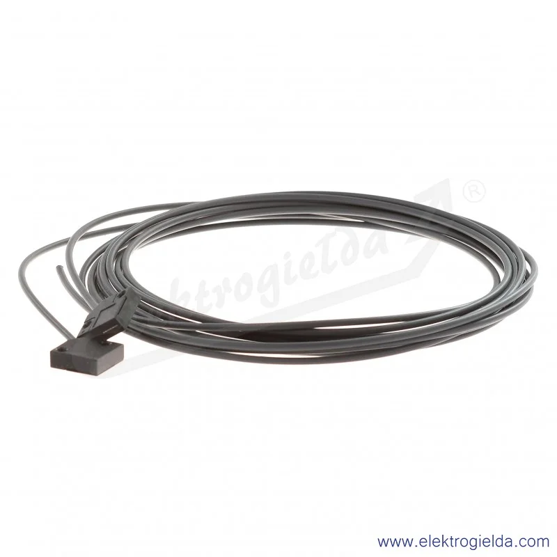 Czujnik światłowodowy FT-AL05 5x15x15mm, czujnik boczny, promień gięcia R2, długość światłowodu 2m, IP40
