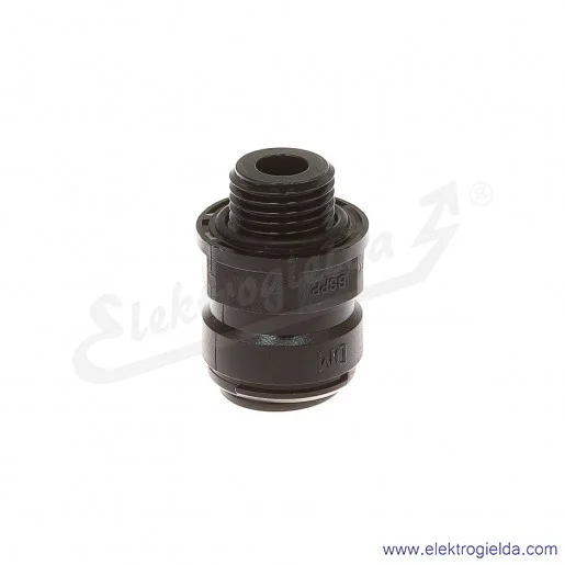 Adapter prosty równoległy, D02251028, G1/4, Fi 10, wykonanie z acetalu, przeznaczony dla przemysłu spożywczego, Pneufit D Adapter prosty równoległy, D02251028, G1/4, Fi 10, wykonanie z acetalu, przeznaczony dla przemysłu spożywczego, Pneufit D