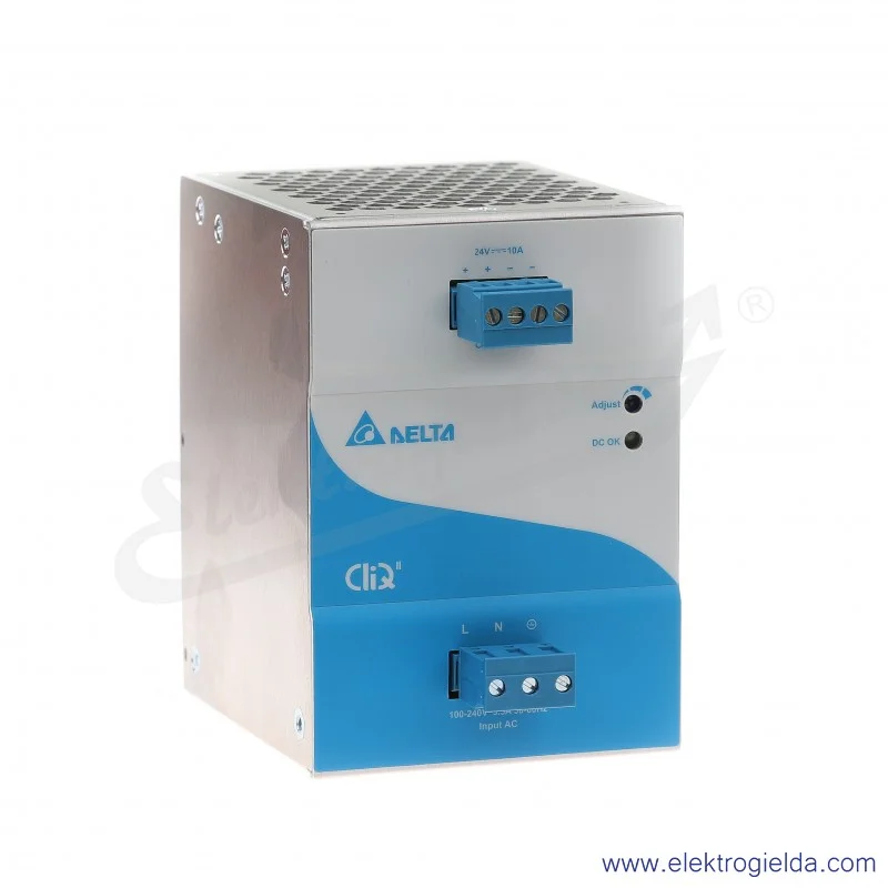 Zasilacz DRP-024V240W1BN 24V/240W, zasilanie 85..264VAC (120..375VDC)