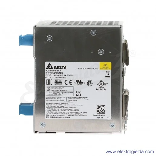 Zasilacz DRP-024V240W1BN 24V/240W, zasilanie 85..264VAC (120..375VDC)
