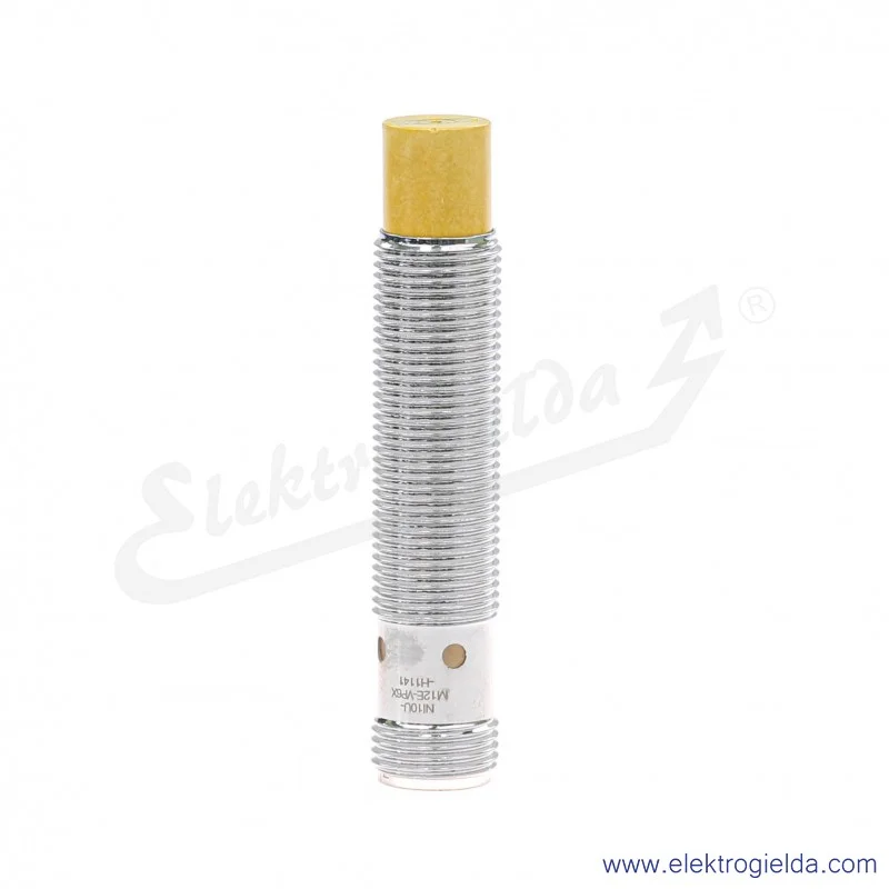 Czujnik indukcyjny 100000622 NI10U-M12E-VP6X-H1141 M12 PNP NO/NC, zasięg 10mm, z konektorem M12 4P, 10...30 VDC, długość 62mm