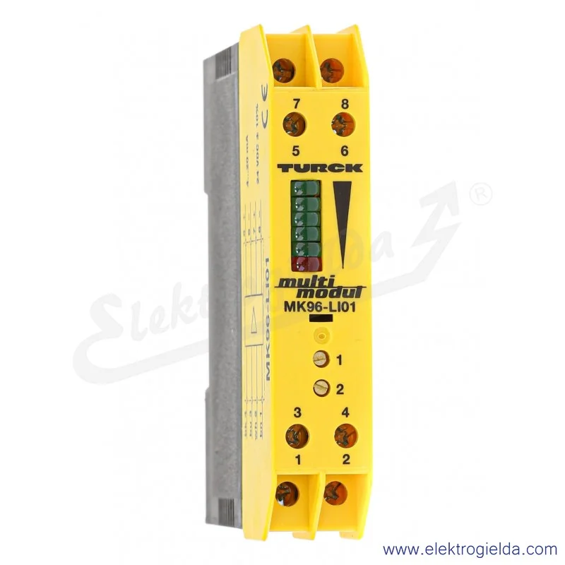 Przetwornik sygnału 7525004 MK96-LI01 zasilanie 19.2..28.8VDC,  wyjście analogowe 4..20mA