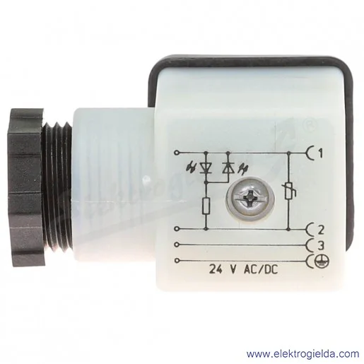 Wtyczka 8031584 VC-AC31-11.024-K typ 30, żółty LED, 3P+PE Wtyczka 8031584 VC-AC31-11.024-K typ 30, żółty LED, 3P+PE
