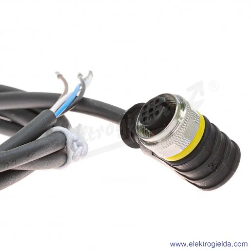 Kabel z gniazdem 6625515 WKC4.4T-2/TXL  Przewód PUR, 4-żyłowy, 2m, złącze M12, żeńskie, kątowe