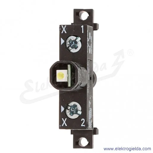 Oprawka LED 3SB3420-1PE biała 24VAC/DC, do mocowania w części dolnej kasety