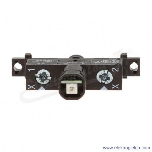 Oprawka LED 3SB34201RC 3SB3420-1RC zielona 230VAC, do mocowania w dolnej części kasety