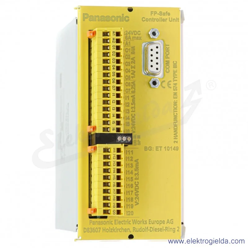 Sterownik bezpieczeństwa AFSC1605 FP 16 wejść/4-RED-OUT/3-FRE-OUT/PNP/24VDC