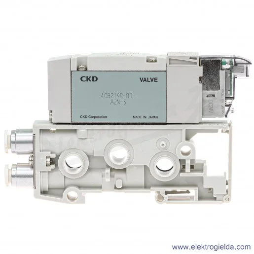 Blok zaworu rozdzielającego N4GB210R-C6-A2N5-3-K2, 5/2, FI6, 0.2-7 Bar, 850 l/min, 24 VDC, do wysp serii MN4GB2, CKD