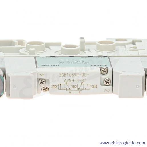 Blok zaworu rozdzielającego N3GB1660-C6-A2N8H-3-K2, 2x3/2 NC monostabilne, FI6, 2-7 Bar, 253 l/min, 24 VDC, do serii MN3GB1/2, C