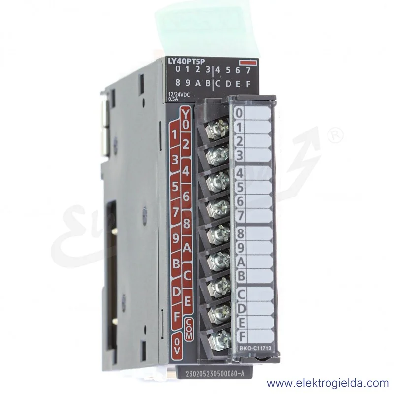 Moduł wyjść cyfrowych 242168 LY40PT5P L-Serie, 12..24 VDC 16 wyjść, Źródło 0.5A, listwa zaciskowa