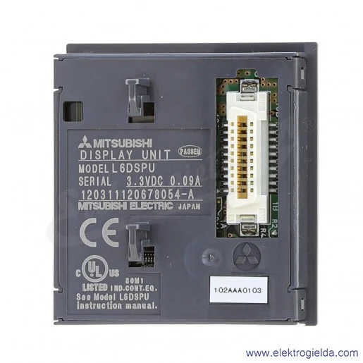Wyświetlacz PLC 238058 L6DSPU 16 znaków 4 linie, przyciski ESC i OK