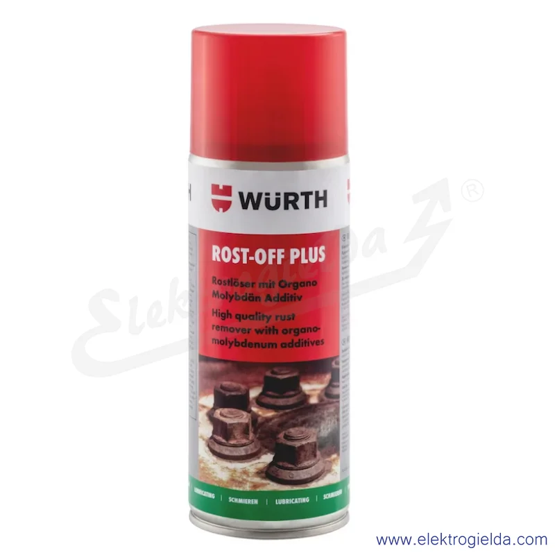 Odrdzewiacz 0890200 ROST OFF PLUS 300ml z dodatkiem organicznych związków molibdenu OMC2