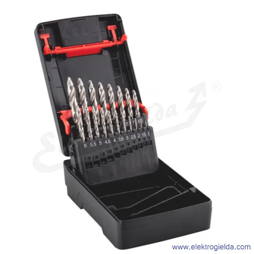 Wiertło spiralne do metali 0624930019961 HSS-SMARTSTEP D1-10 (zestaw 19 szt) ZEBRA