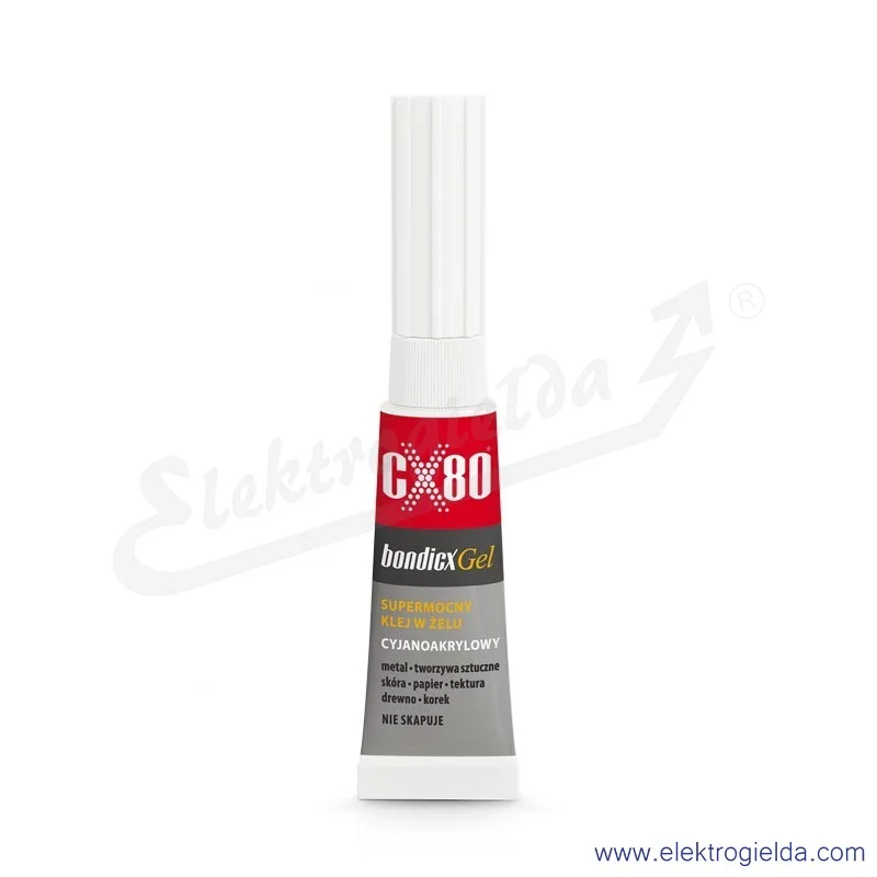 Klej cyjanoakrylowy BONDICX GEL 3g uniwersalny