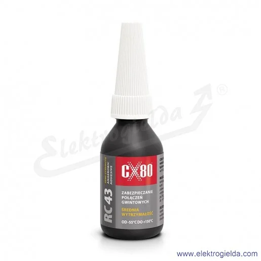Klej do gwintów CX80 RC43 10ml niebieski