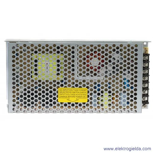 Zasilacz impulsowy RID-125-1224 zasilanie 88-264VAC lub 124-370VDC, wyjście 12V 1.0-7.0A lub 24V 0.4-5.0A