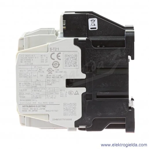 Stycznik 279242 S-T21 2NO2NC, 11KW, 230VAC