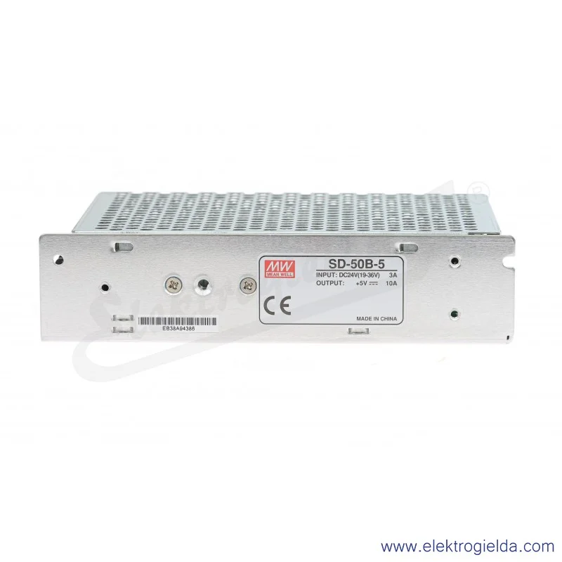 Przetwornica SD-50B-5 napięcie wejściowe 19..36VDC, wyjście 5V 10A 50W