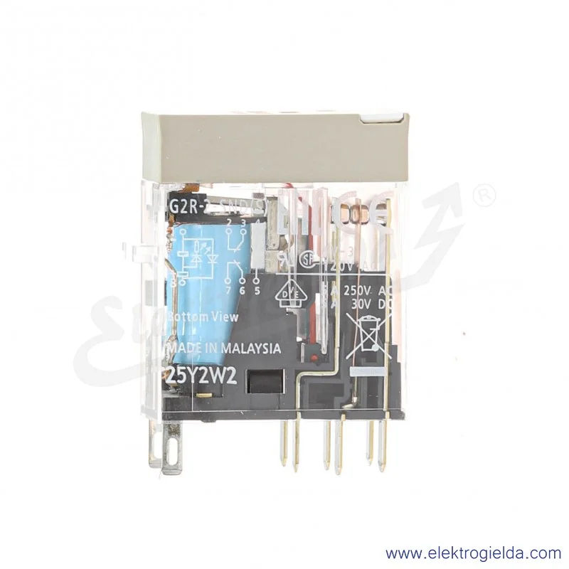 Przekaźnik elektromagnetyczny G2R-2-SND 24VDC 2-polowy DPDT 5A 250VAC 30VDC