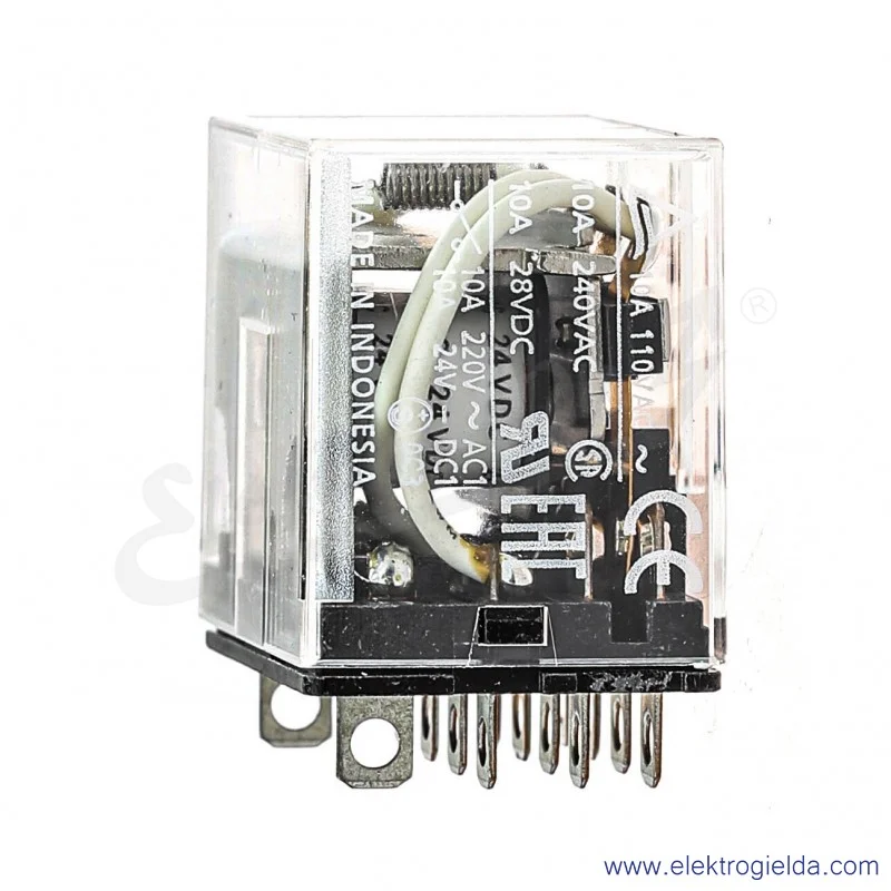 Przekaźnik elektromagnetyczny LY4 24 VDC 10A 4PDT