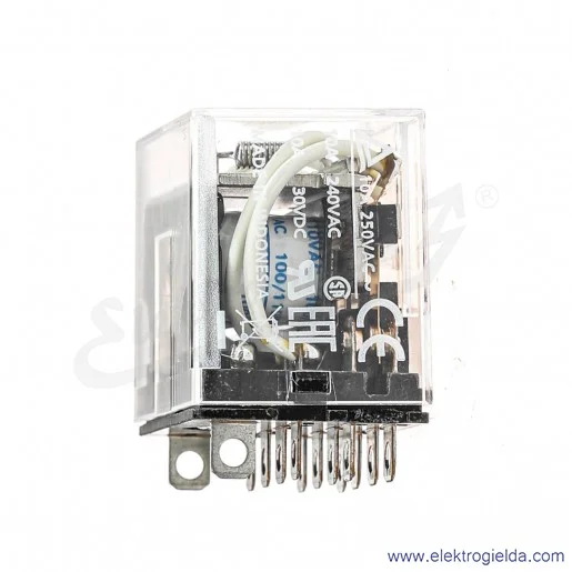 Przekaźnik elektromagnetyczny LY4 100/110 VAC 10A, 4PDT