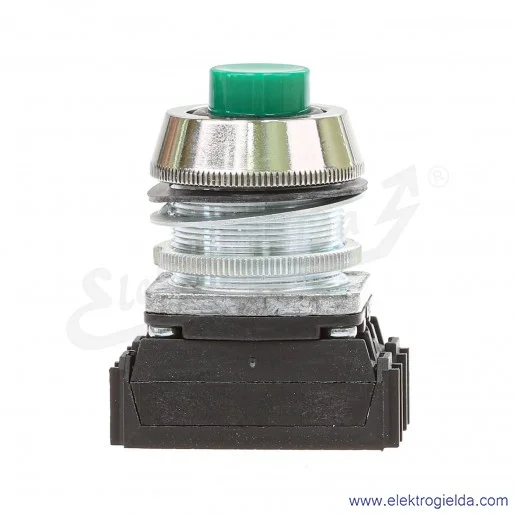 Przycisk sterowniczy NEF30 UWzXY zielony wystający uszczelniony 30mm 1NO+1NC