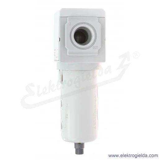 Filtr powietrza MX3-1-F00, G1, filtracja 25 µm, 0,3-16 Bar, 6200 l/min, spust półautomatyczny-ręczny, Camozzi
