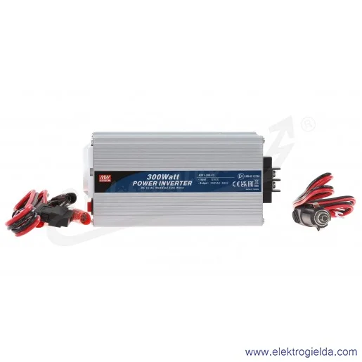 Przetwornica A301-300-F3 napięcie wejściowe 10-15VDC, wyjście 230V 300W