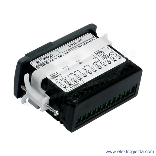 Regulator temperatury uniwersalny ATR121-AD 12/24VAC, 12..35VDC wejście termometryczne i analogowe, 2 wyjścia przekaźnikowe/SSR,