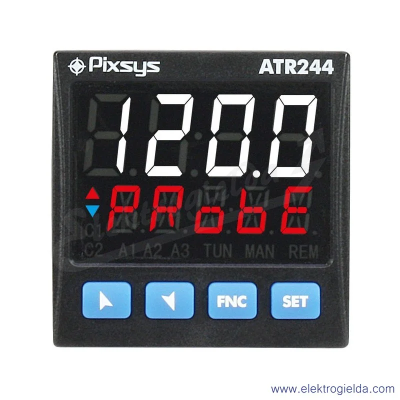 Regulator uniwersalny ATR244-13ABC 24...230VAC/DC 1 wejście + 3x przekaźniki+ 2xSSR+2xBIN+1x wyjście V/mA + CT